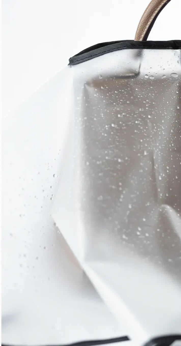 Sacelle ® Handbag Rain Coat - Black Trim Sacelle