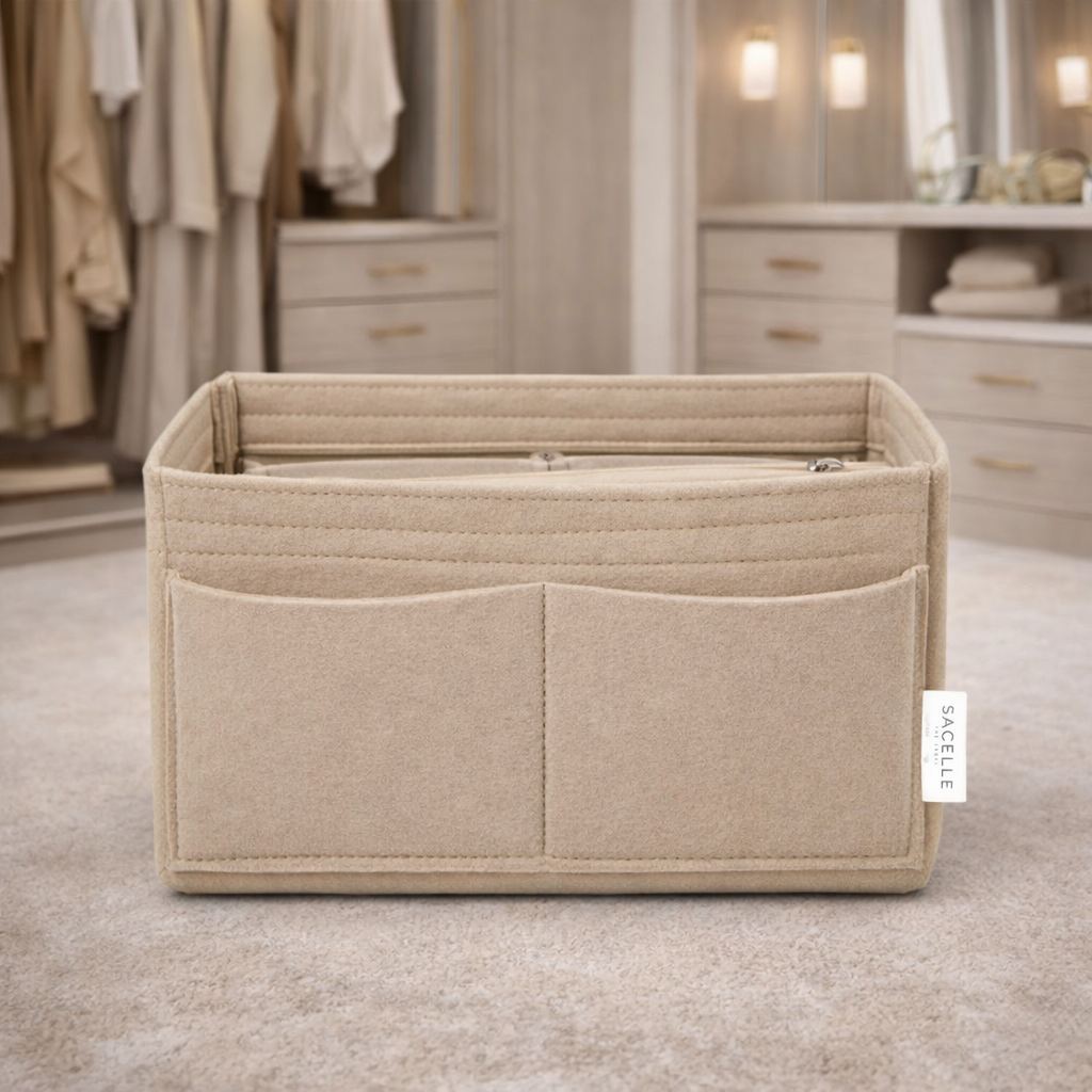 Sacelle Handbag Organizer - Beige Sacelle
