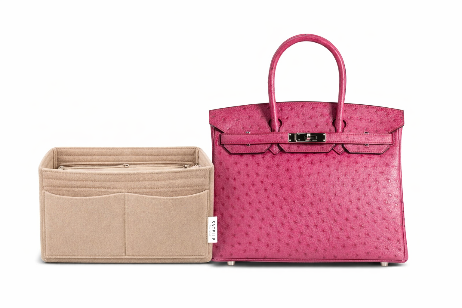 Sacelle Handbag Organizer - Beige Sacelle