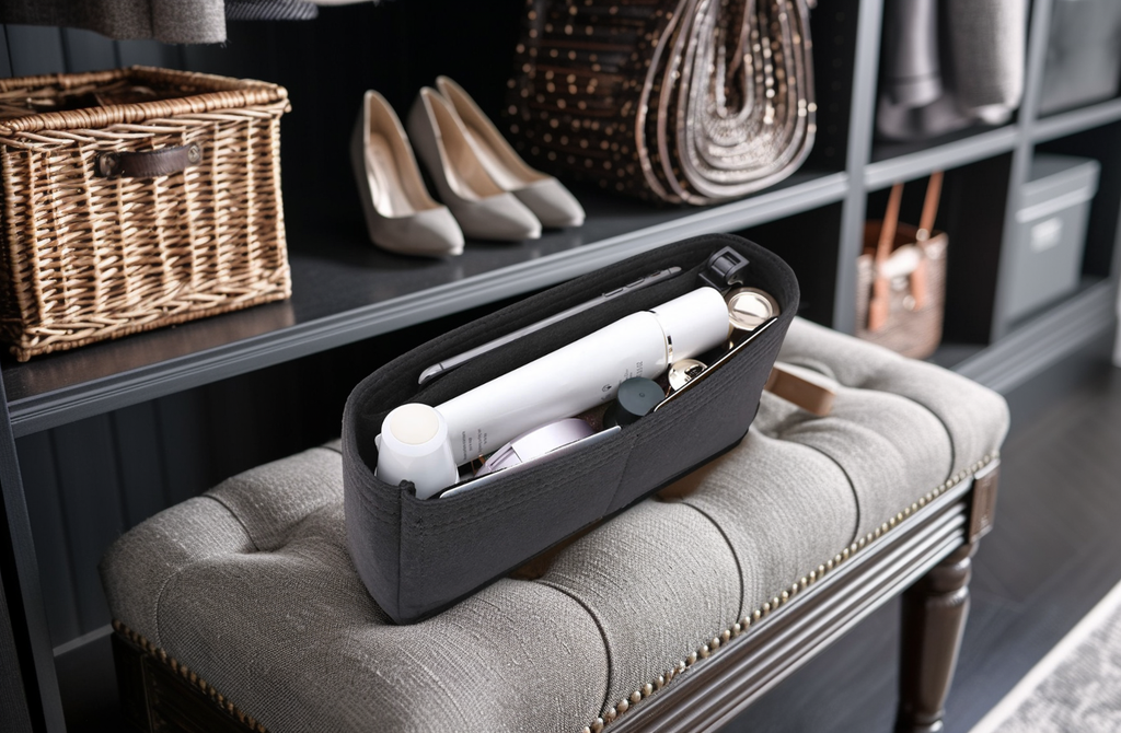 Sacelle Handbag Organizer - Jet Black Sacelle